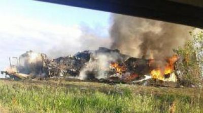 �En la ruta estaban los otros restos, como destrozados por una bomba�