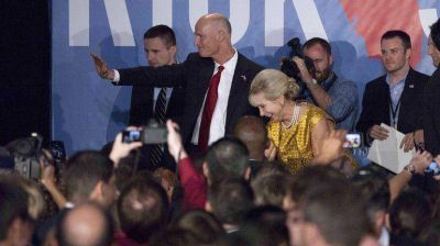 El republicano Scott fue reelecto como gobernador de Florida