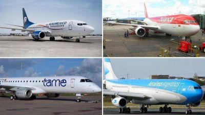 El r�gimen venezolano suspendi� la operaci�n de cuatro aerol�neas internacionales
