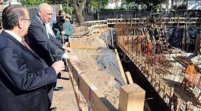 Avanza la obra del desag�e Llerena