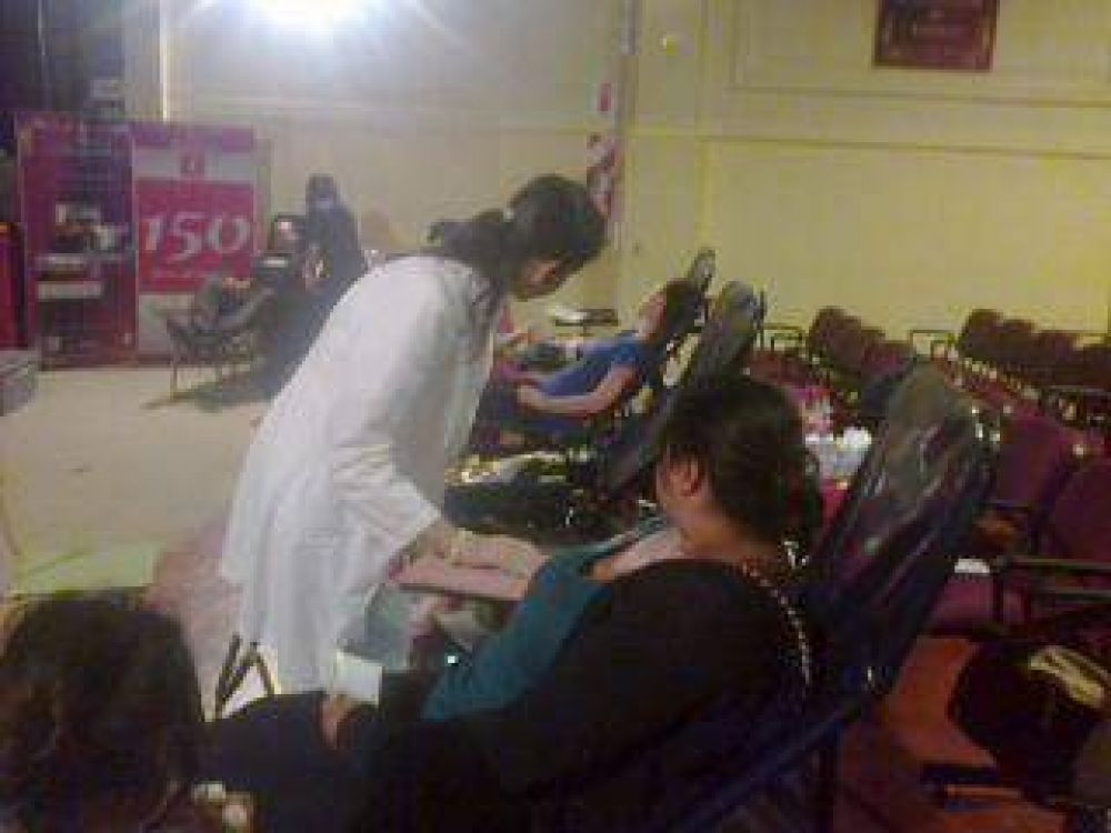 Donaci�n de sangre: Ponderan la �muy buena respuesta� en Ramallo