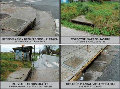 En 6 a�os, OSSE dispuso $655 millones en obras pluviales 