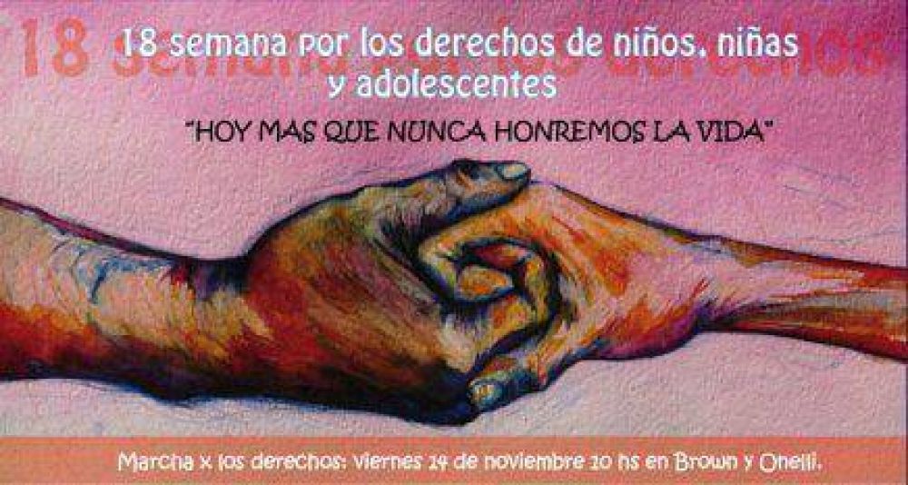 Comienza la �Semana x los Derechos de ni�os, ni�as y adolescentes�