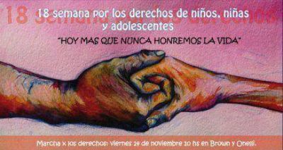 Comienza la �Semana x los Derechos de ni�os, ni�as y adolescentes�