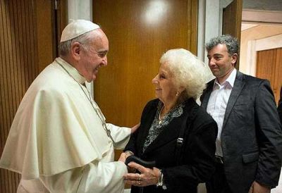 El Papa recibi� a Estela e Ignacio en el Vaticano