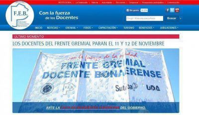 Los docentes bonaerenses confirman paro para el 11 y 12 de noviembre