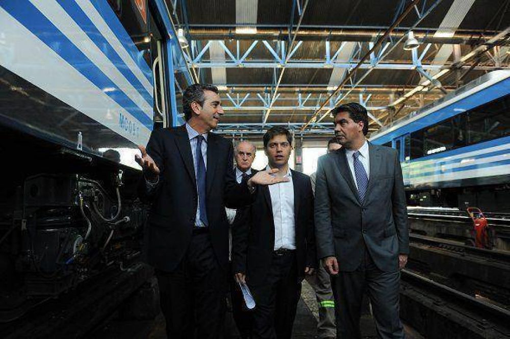 Randazzo, Capitanich, Kicillof y Parrilli visitaron talleres de Victoria