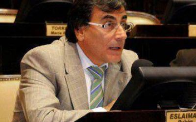 Seg�n Eslaiman, el ministro �Aparicio quiere ser intendente y ni siquiera vive en San Mart�n�	