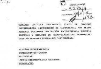La Comisi�n Investigadora analiza el escrito en el que Guacone rechaza su validez