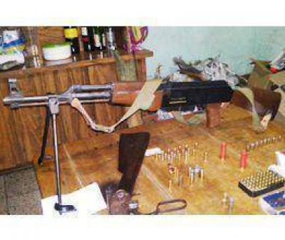 Secuestro de armas de grueso calibre  