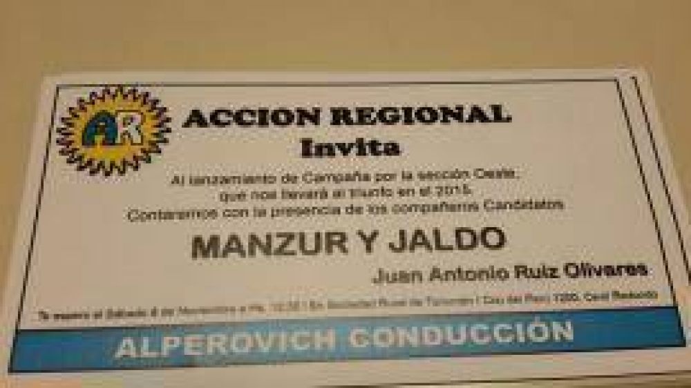 Manzur y Jaldo se anticipan a la decisi�n de Alperovich: lanzan 