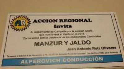 Manzur y Jaldo se anticipan a la decisi�n de Alperovich: lanzan 