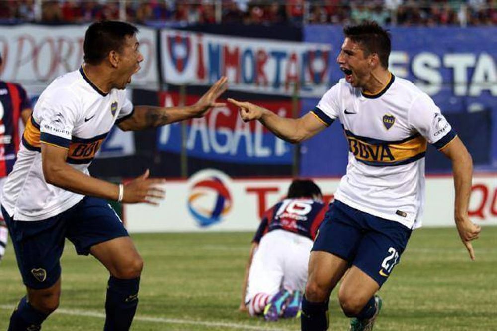 Boca pis� fuerte en Paraguay, gole� 4-1 a Cerro Porte�o y se enfrentar� a River en las semifinales