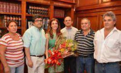 Integrantes del Sindicato Uni�n Obreros y Empleados Municipales de La Banda se reunieron con la Gobernadora