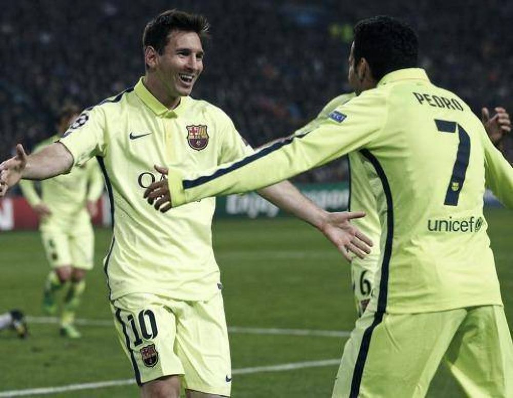 La prensa deportiva catalana resalt� el r�cord de Messi en la Champions