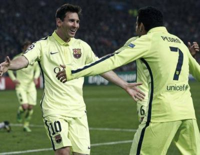 La prensa deportiva catalana resalt� el r�cord de Messi en la Champions