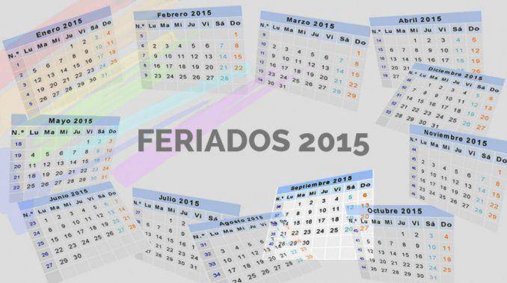�Cu�ntos feriados habr� en 2015? Conoc� todo el calendario