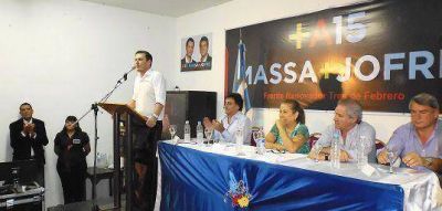 Jofr� lanz� su candidatura a Intendente de Tres de Febrero