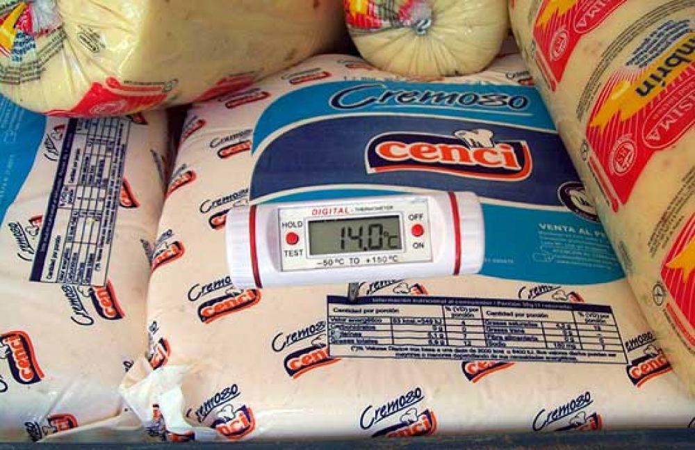 Decomisaron 210 kilos de l�cteos, quesos y derivados