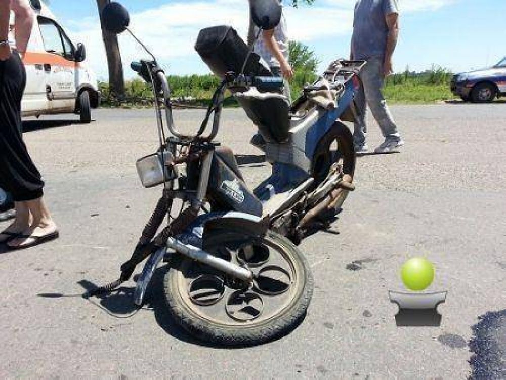 UN HOMBRE RESULTO HERIDO AL SER CHOCADO POR UN MOTOCILISTA QUE SE DIO A LA FUGA