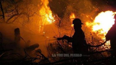 Se registr� un incendio en Reta