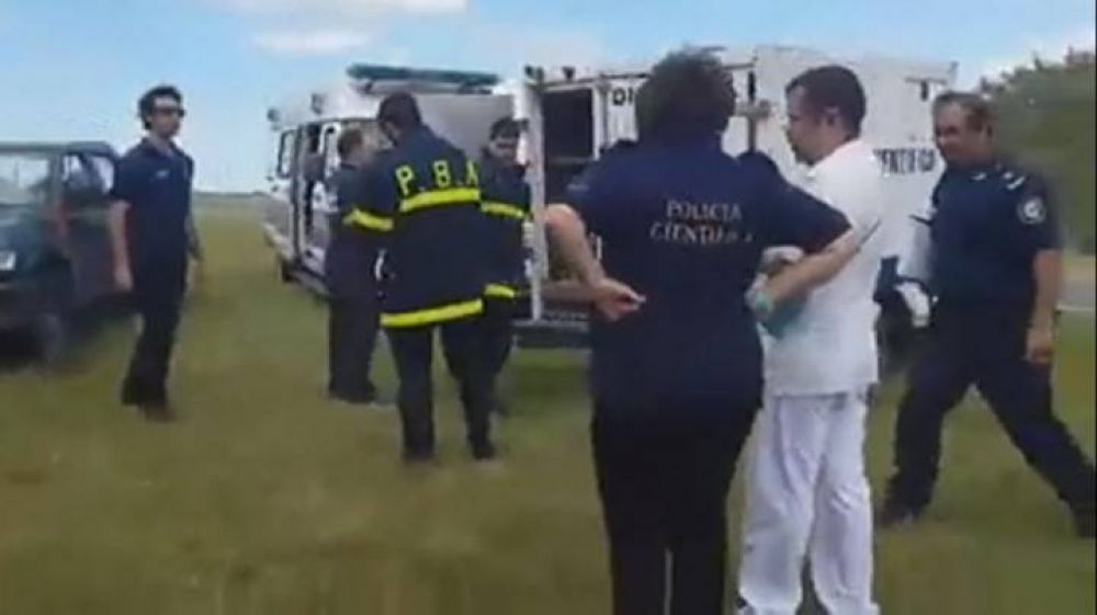Encontraron a un hombre calcinado cerca de Mar de Aj� y apresaron a su ex novia y otro hombre