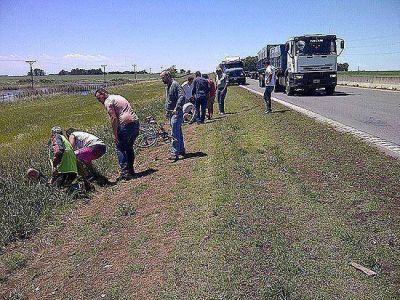 Dieron el alta a los ciclistas atropellados en la ruta 226