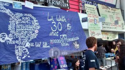En Periodismo, Bruera hizo un papel�n