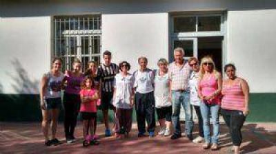 J�venes PRO Chivilcoy pintaron juegos en la Escuela de Huergo