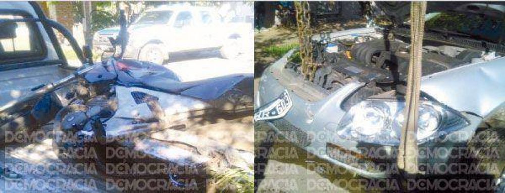 Automovilista huy� tras atropellar a un joven motociclista que perdi� un pie