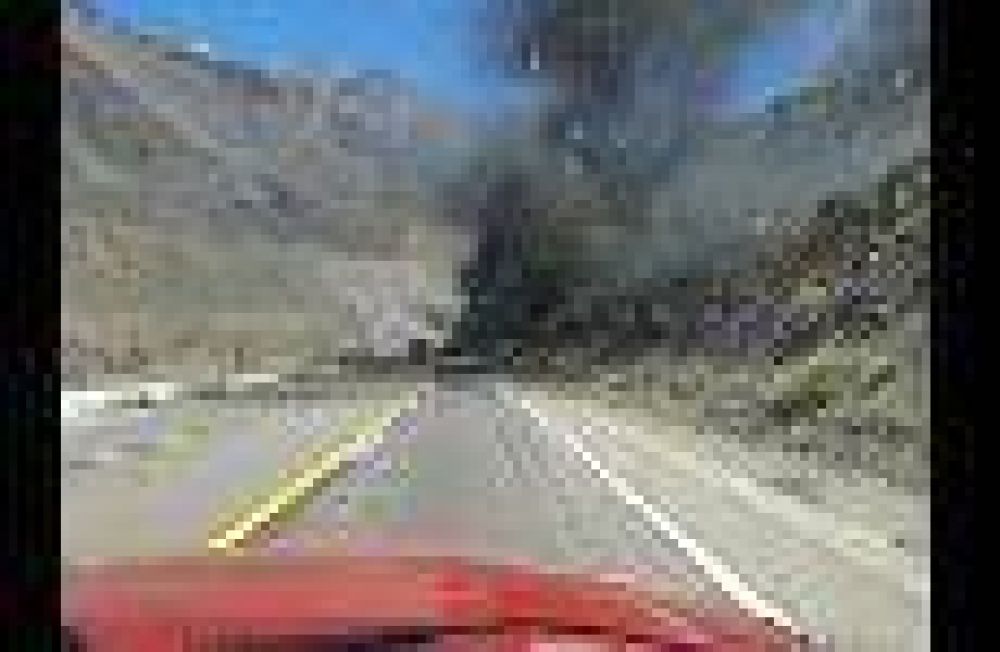 Chocaron dos camiones en la Ruta Nacional 7: los dos choferes murieron calcinados