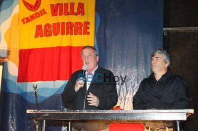 Compromiso de Lunghi para predio donde el Club Villa Aguirre construya su cancha