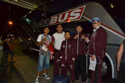 Los salte�os ya est�n en tierra puntana y sue�an con el t�tulo y la selecci�n nacional de boxeo