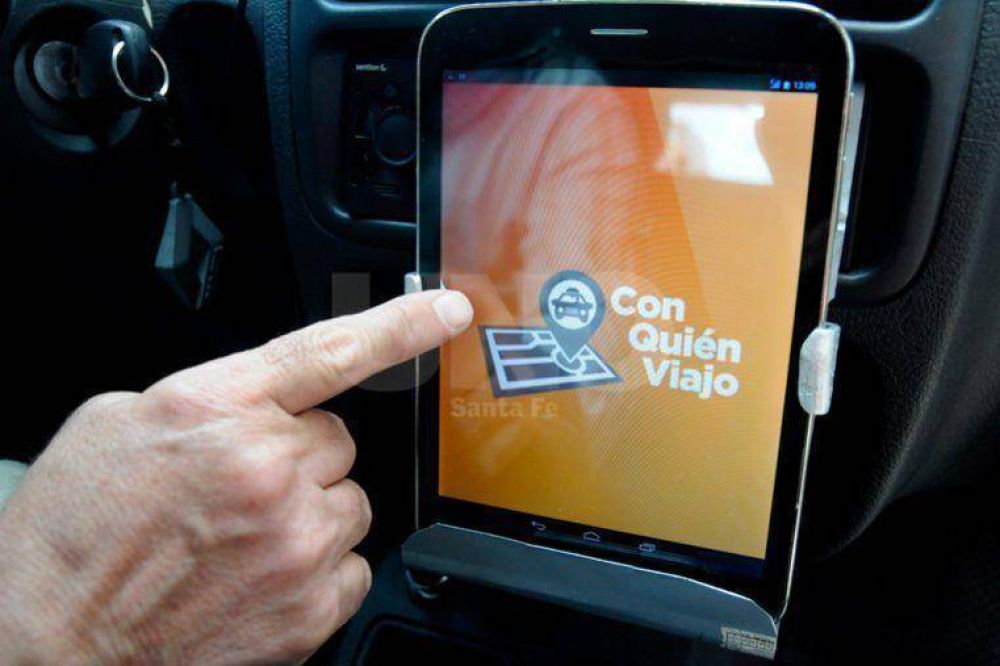 Los taxis de Santa Fe ya utilizan la aplicaci�n �Con qui�n viajo?