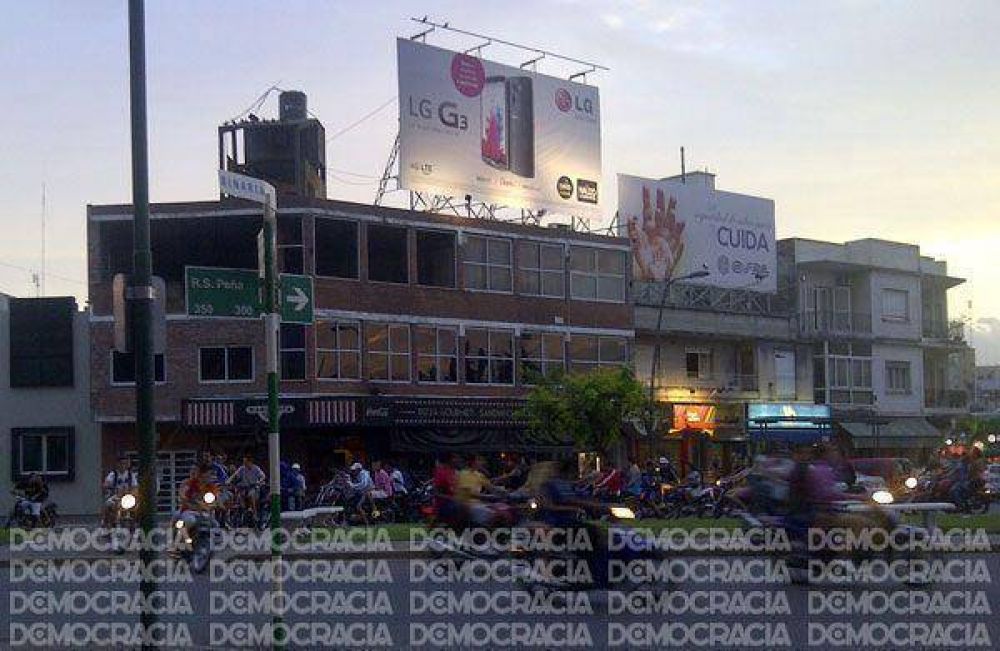 El centro, otra vez sitiado por las bandas motorizadas