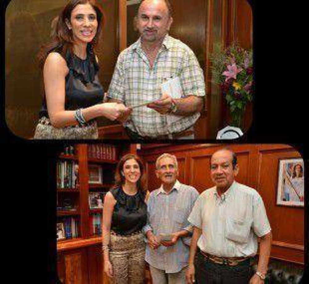 La primera mandataria recibi� entidades del deporte y la cultura