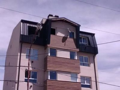 Fuego en el 4� piso: tom� de m�s, se puso a cocinar y se qued� dormido