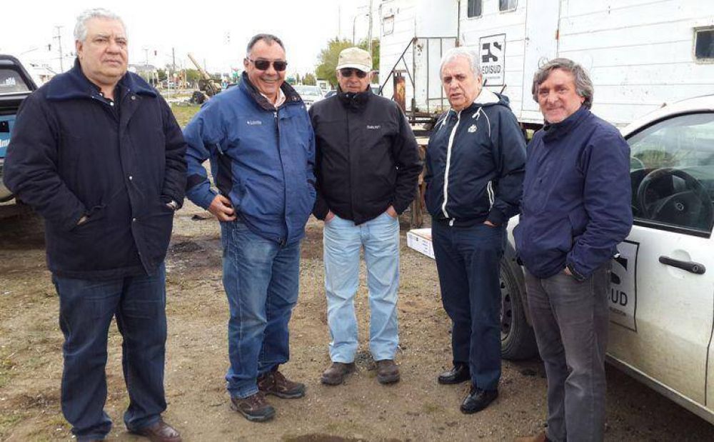 Cant�n supervis� la obra de reasfaltado de Av. San Mart�n