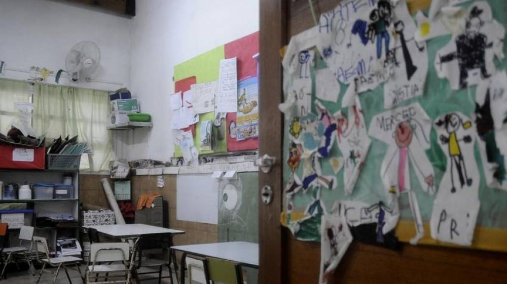 El paro docente se siente fuerte en las escuelas del GBA