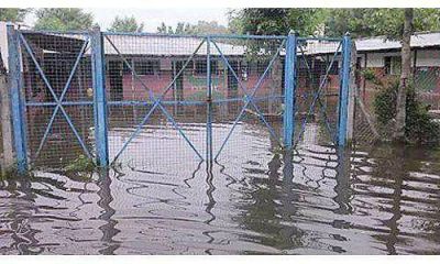 Jard�n y escuela bajo agua necesitan ayuda