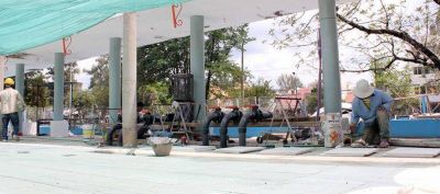 AVANZAN LAS OBRAS EN EL PRIMER NATATORIO CLIMATIZADO