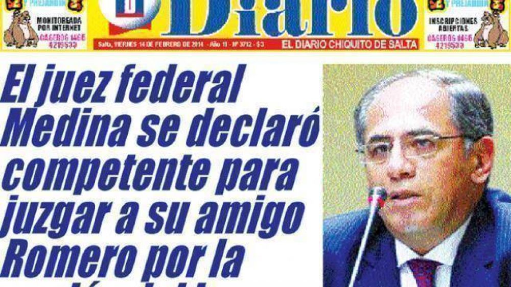 Romero insiste en que es un perseguido y pretende auditar los medios no afines 