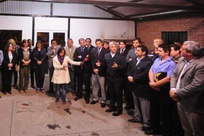 Poggi inaugur� la ampliaci�n del sistema de videovigilancia para la ciudad