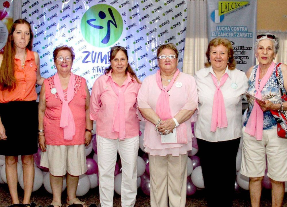 AHORA VAN LUCHANDO CONTRA EL C�NCER DE MAMA CON EL ZUMBATHON