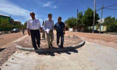 Quiroga, satisfecho con el ritmo de obras p�blicas