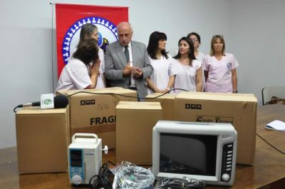 El hospital municipal recibi� m�s aparatolog�a
