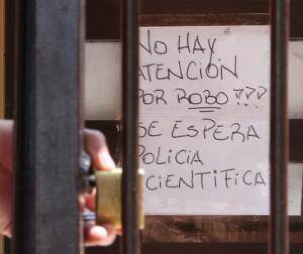 No atienden porque les robaron y no van a hacer las pericias