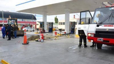 Explosi�n en la estaci�n de servicio General Belgrano
