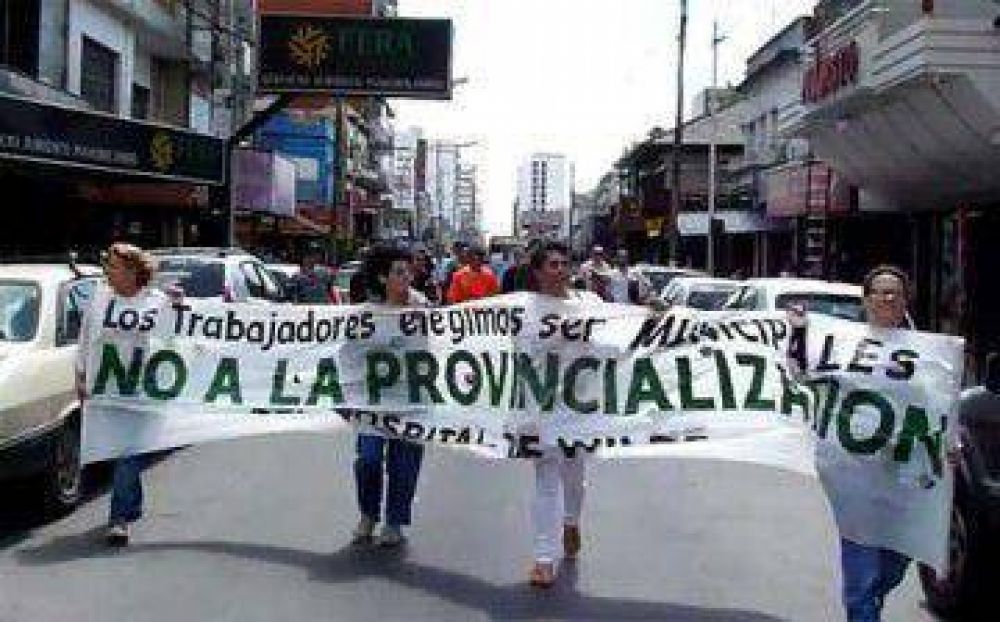  Nueva movilizacin de mdicos y trabajadores del Hospital Wilde contra la provincializacin