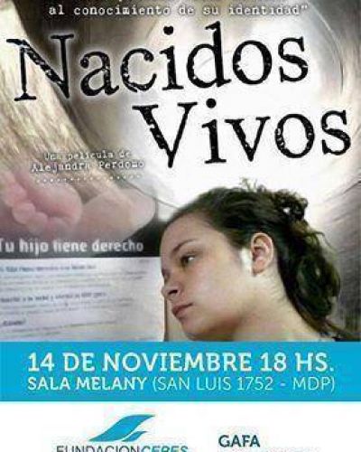 Proyectar�n el documental �Nacidos Vivos�